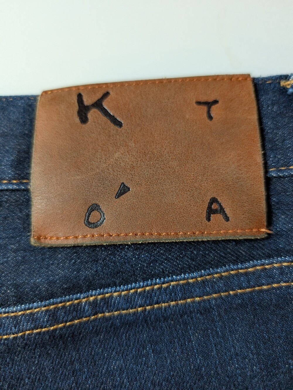 Hiroshi KatoThe Pen Slim 14-Ounce Stretch Selvedge Jeans Indigo Raw Size 32 EUC - Picture 12 of 16